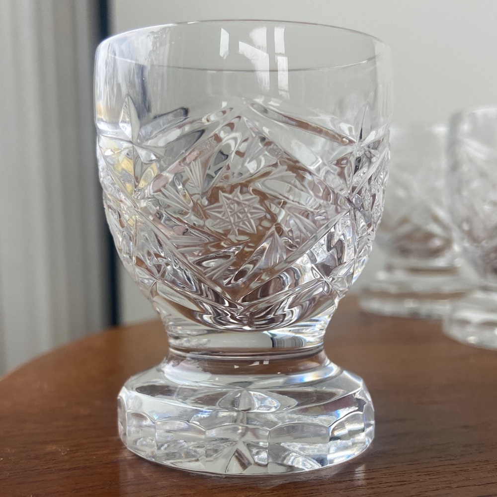Vintage Star of David Cordial glasses - Picture 3 of 5